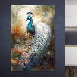 Peacock Serenity - NicheCanvas