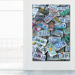 License Plates - NicheCanvas