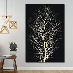 The Black Tree - Kubistika - NicheCanvas