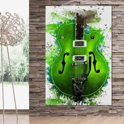 Brian Setzer's Guitar - Abraham Szomor - NicheCanvas