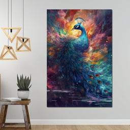 Sacred Peacock - NicheCanvas
