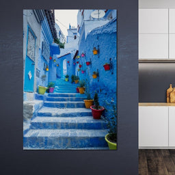 Chefchaouen - Blue village in Morocco - NicheCanvas