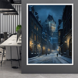 Quebec City Lights - NicheCanvas