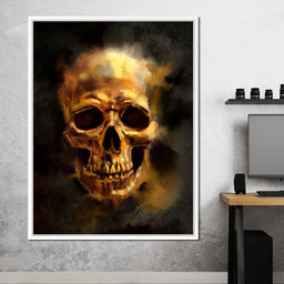 Golden Skull - NicheCanvas