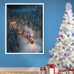 Christmas Train - NicheCanvas