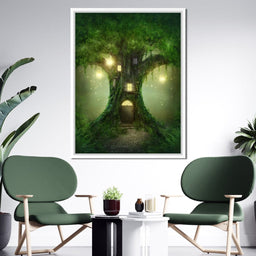 Magical Tree House - NicheCanvas