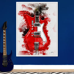 Jack White's Guitar - Abraham Szomor - NicheCanvas