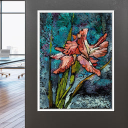 Red Iris - NicheCanvas