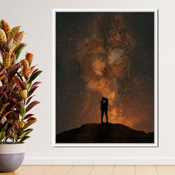 Her Lion, His Wolf - KitConcepts - NicheCanvas