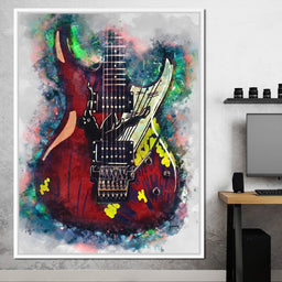 Joe Satriani's Guitar - Abraham Szomor - NicheCanvas