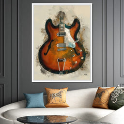 John Lennon's Guitar - Abraham Szomor - NicheCanvas