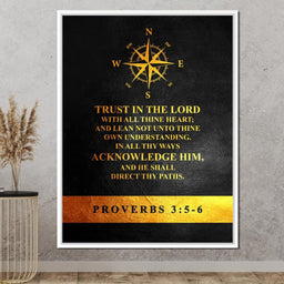 Proverbs 3:5-6 - ABConcepts - NicheCanvas