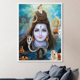 Lord Shiva Portrait - NicheCanvas
