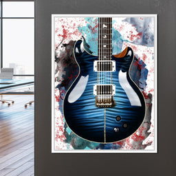 Santana's Electric Guitar - Abraham Szomor - NicheCanvas