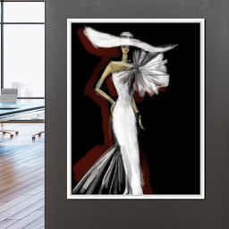 The White Dress - NicheCanvas