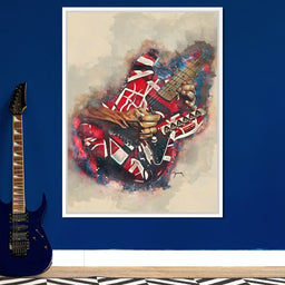 Eddie Van Halen's Electric Guitar - Abraham Szomor - NicheCanvas
