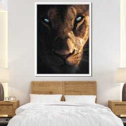 Lioness Eyes - Zenzdesign - NicheCanvas