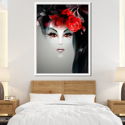 Geisha Portrait - NicheCanvas