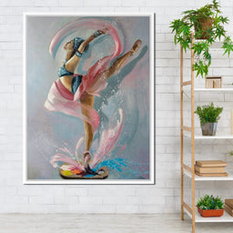 Ballet Dancer Artist Palette - NicheCanvas