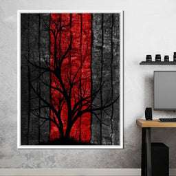 Silhouette Tree - Johanjjf - NicheCanvas