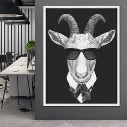 Dressed Up Goat - NicheCanvas