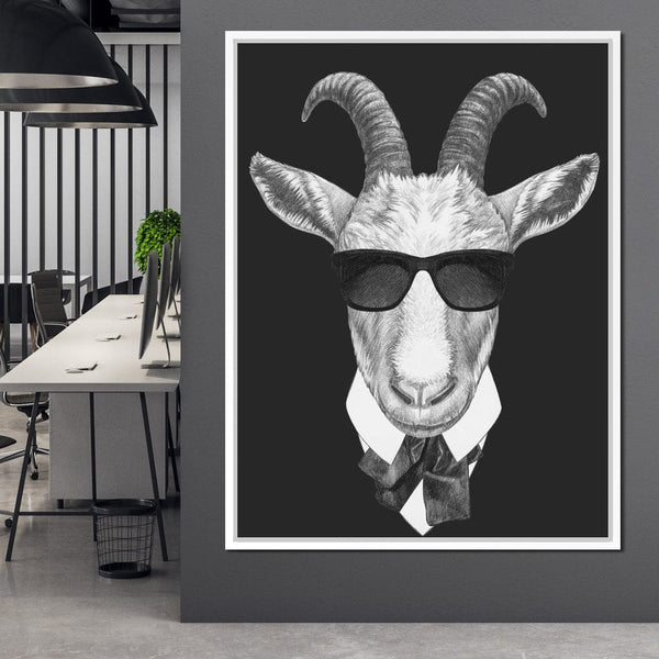 Dressed Up Goat | NicheCanvas