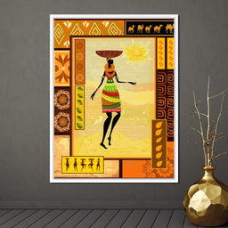 African Art Canvas - NicheCanvas