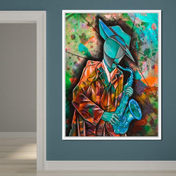 Soul Jazz Player - NicheCanvas