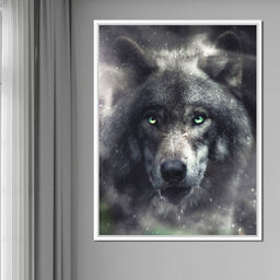 Midnight Wolf - Zenzdesign - NicheCanvas