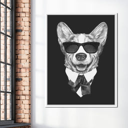 Dressed Up Corgi - NicheCanvas