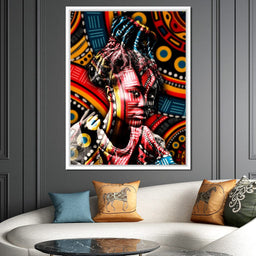 Colorful Portrait - Manuel Alejandro - NicheCanvas