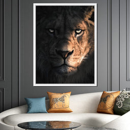 Lion Dark - Zenzdesign - NicheCanvas