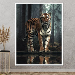 Tiger Reflection - Zenzdesign - NicheCanvas