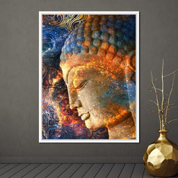 Buddha's Profile - NicheCanvas