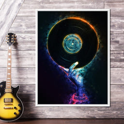 Neon Vinyl - Johanjjf - NicheCanvas