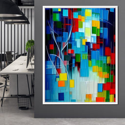 Colorful Contemporary Art 045 - Johanjjf - NicheCanvas