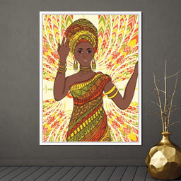 Beautiful Dancing Woman - NicheCanvas