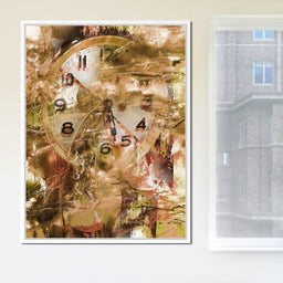 Psychedelic Clock - NicheCanvas