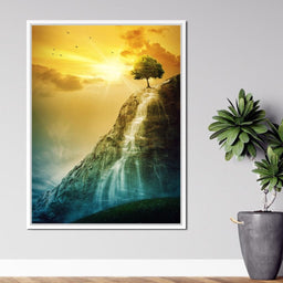 Waterfall Tree - NicheCanvas