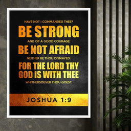 Joshua 1:9 - ABConcepts - NicheCanvas
