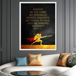 Psalm 144:1 - ABConcepts - NicheCanvas