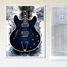Gary Clark Jr's Electric Guitar -  Abraham Szomor - NicheCanvas