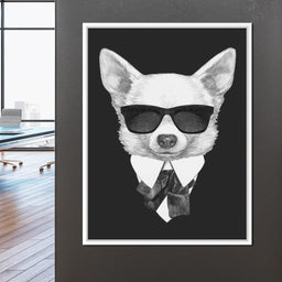 Dressed Up Chihuahua - NicheCanvas