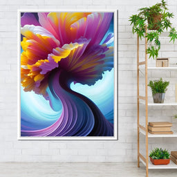 Flower Splash Art - Johanjjf - NicheCanvas