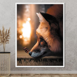 Fox Butterfly - Zenzdesign - NicheCanvas