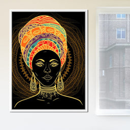 Colorful Turban - NicheCanvas