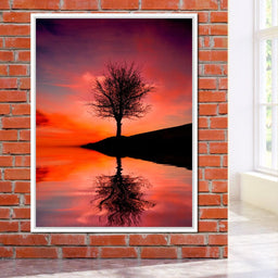 Red Sunset - NicheCanvas