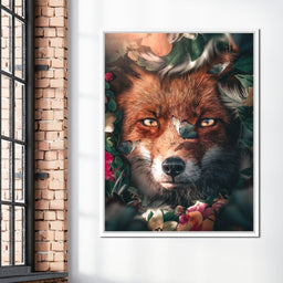 Floral Fox - Zenzdesign - NicheCanvas