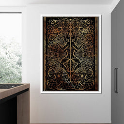 Zodiac sign Gemini - NicheCanvas