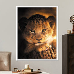 Lion Cub - Zenzdesign - NicheCanvas